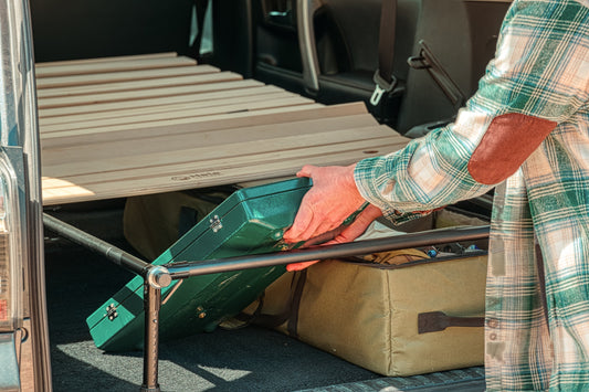 Organizing car camping system