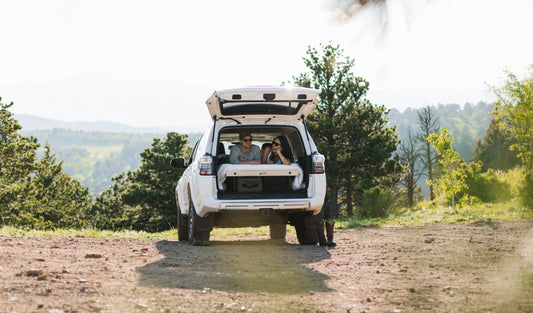 car camping on the Hele Box