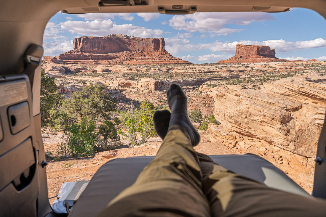 Epic car camping site