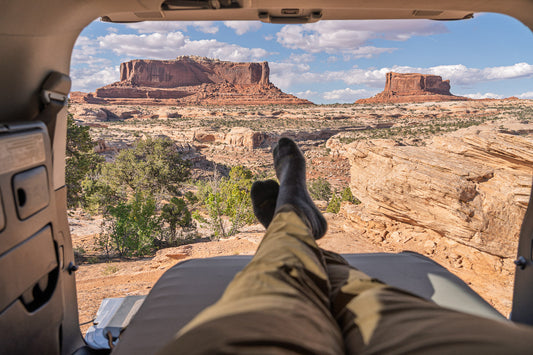 Epic car camping site