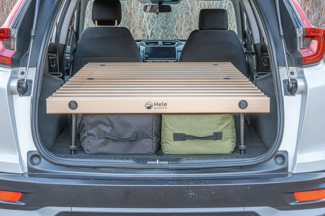 Sleeping platform for car camping