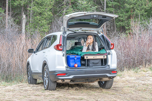 car camping with Honda CR-V