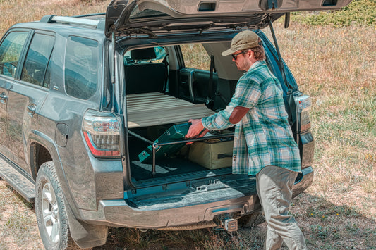 car camping with the Hele Box