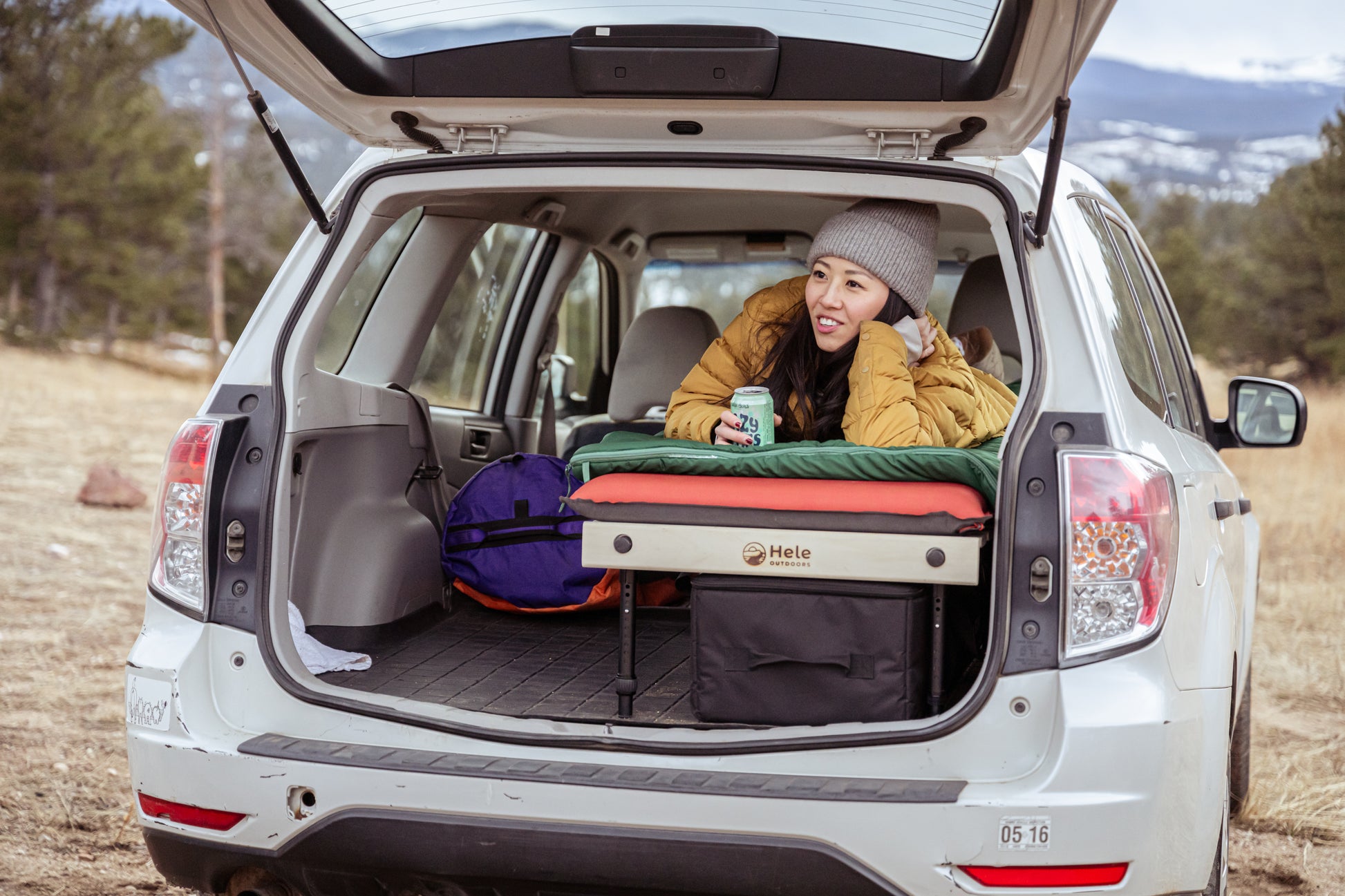 Car Camping Sleeping Platform - Subaru Forester 