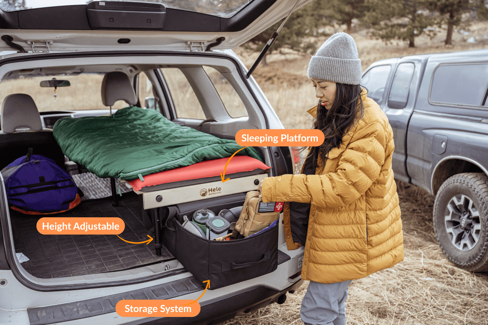 Features of Hele Box Sleeping Platform