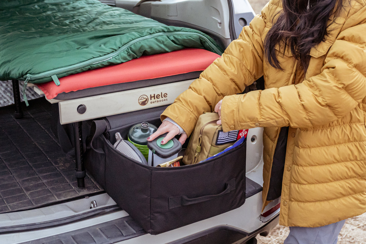 Car Camping with Hele Box - Storage Case